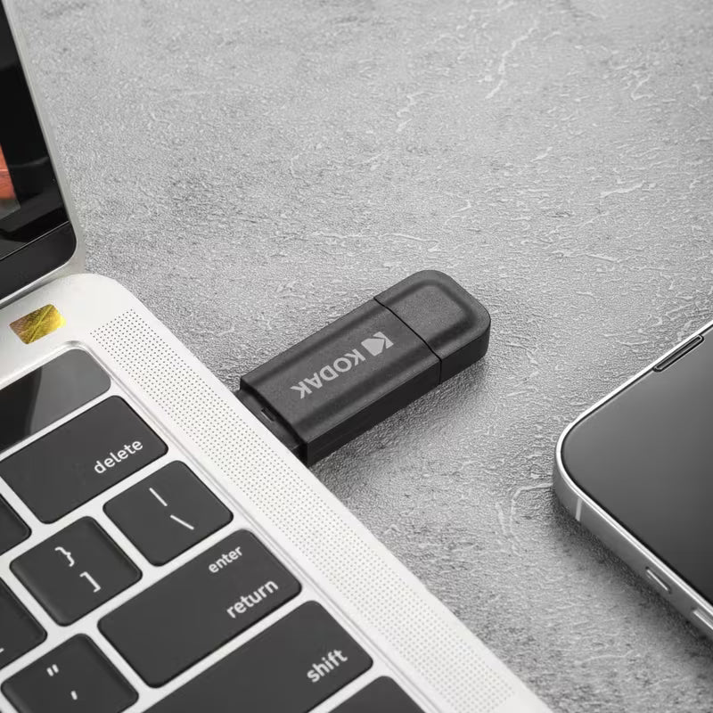 KODAK K143D Series 128GB Dual Flash Drive USB 3.2 Gen1 / Type-C