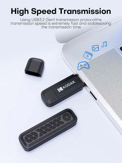 KODAK K143D Series 128GB Dual Flash Drive USB 3.2 Gen1 / Type-C