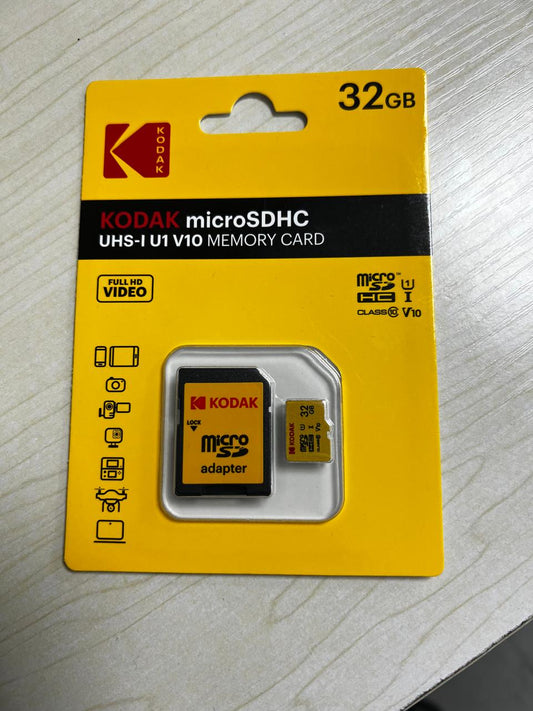 KODAK microSDXC UHS-I U1 V10 MEMORY CARD 32GB