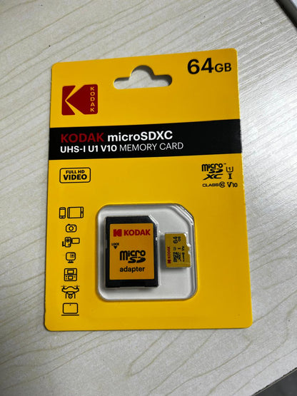 KODAK microSDXC UHS-I U1 V10 MEMORY CARD 64GB