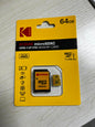 KODAK microSDXC UHS-I U1 V10 MEMORY CARD 64GB