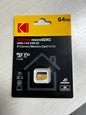 KODAK microSDXC UHS-I U3 V30 A1 IP Camera Memory Card KI330 64GB