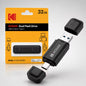 KODAK K143D Series 32GB Dual Flash Drive USB 3.2 Gen1 / Type-C