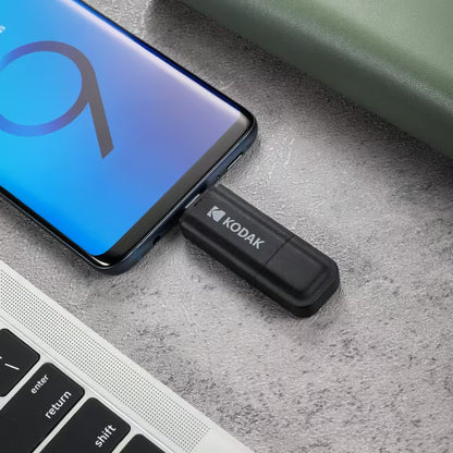 KODAK K143D Series 128GB Dual Flash Drive USB 3.2 Gen1 / Type-C
