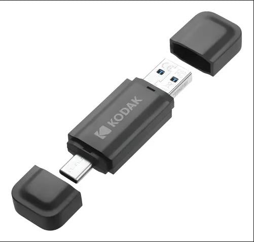 KODAK K143D Series 128GB Dual Flash Drive USB 3.2 Gen1 / Type-C