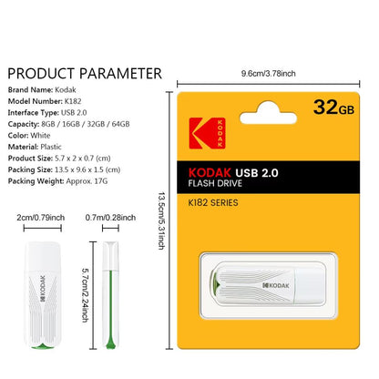 KODAK USB Flash Drive 2.0 K182 Series 64GB